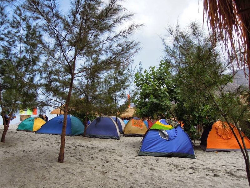 anawangin cove campsite