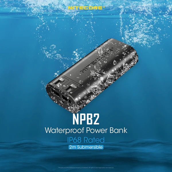 nitecore npb2 power bank for camping