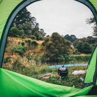 storing camping equipment in a humid climate